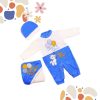 ⁦طقم مواليد 3 قطع مع كوفرتة مطرزة(3 Balloons)⁩ - الصورة ⁦4⁩