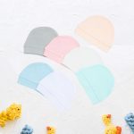 طاقية قطن مدورة ملون