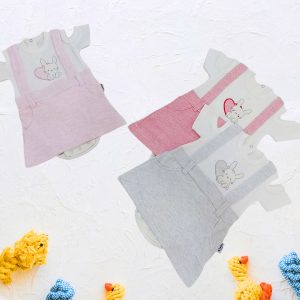 فستان سلوبيت بناتي Love Bunny